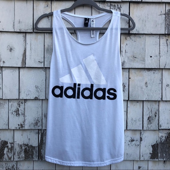adidas Tops - Adidas White Tank Top